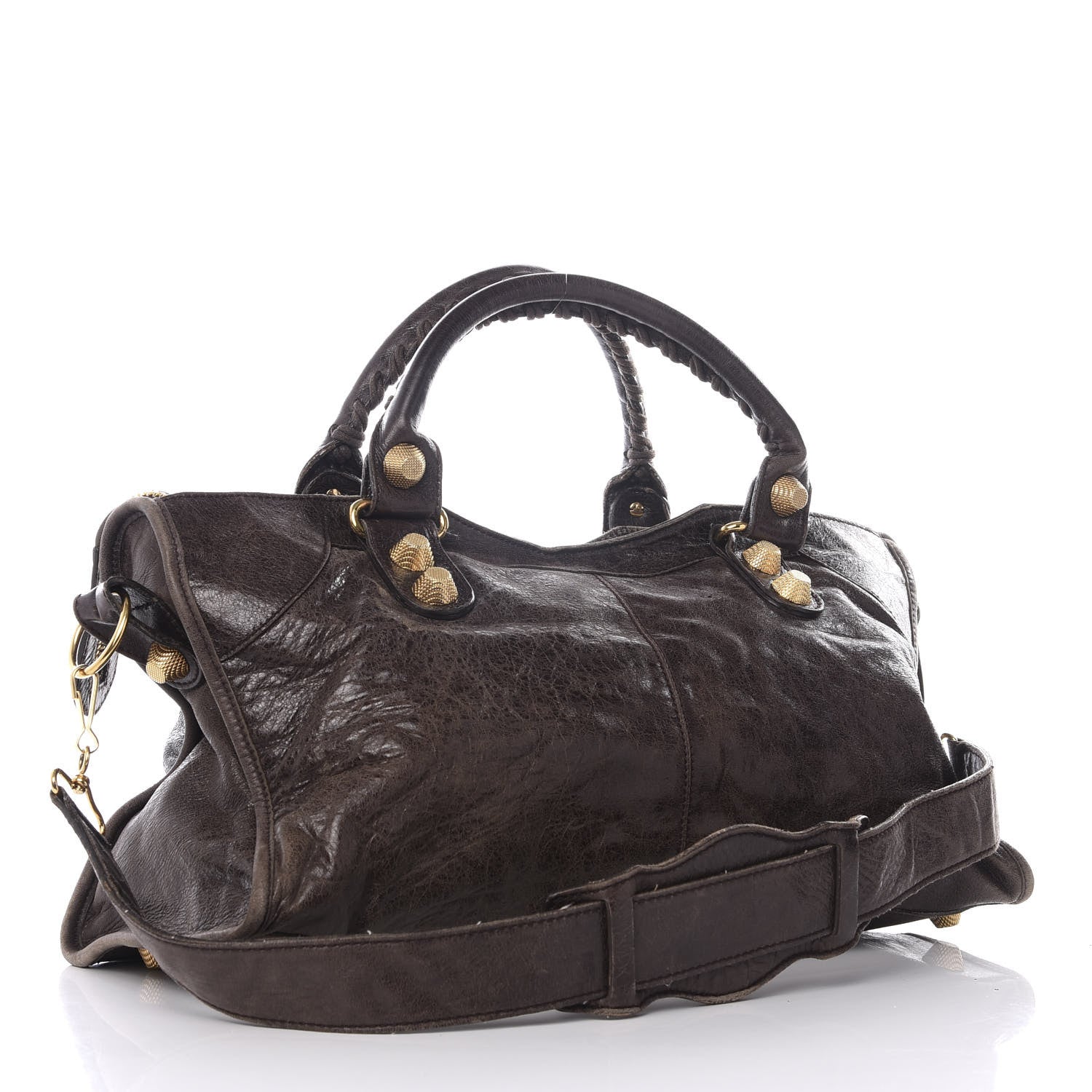 Balenciaga Chevre Giant 21 Gold Hardware Part Time Truffle 2 of 10