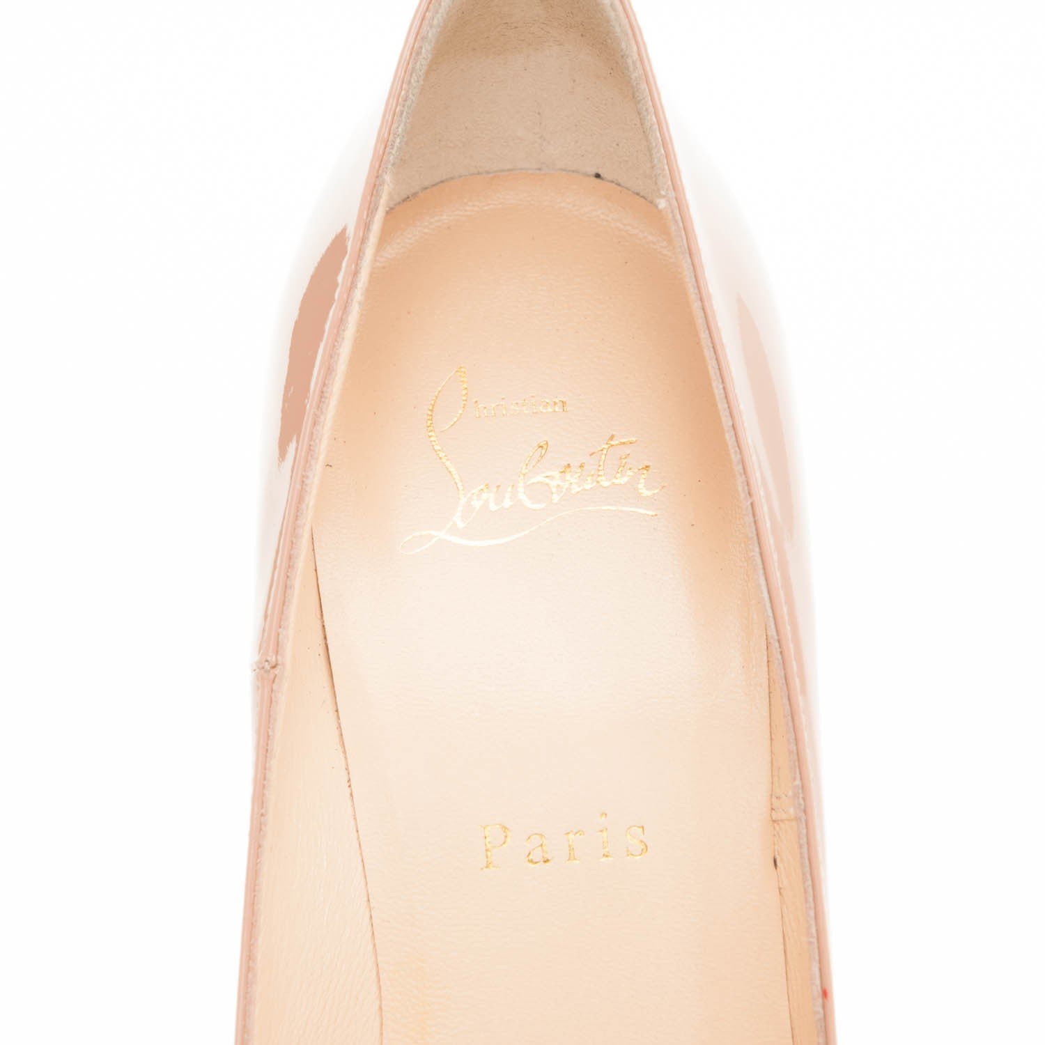 Christian Louboutin Patent So Kate 120 Pumps 38 Nude 14 of 14