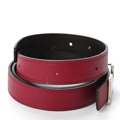 Hermes Swift 24mm Constance H Belt 95 Rubis Chocolate 3 of 5