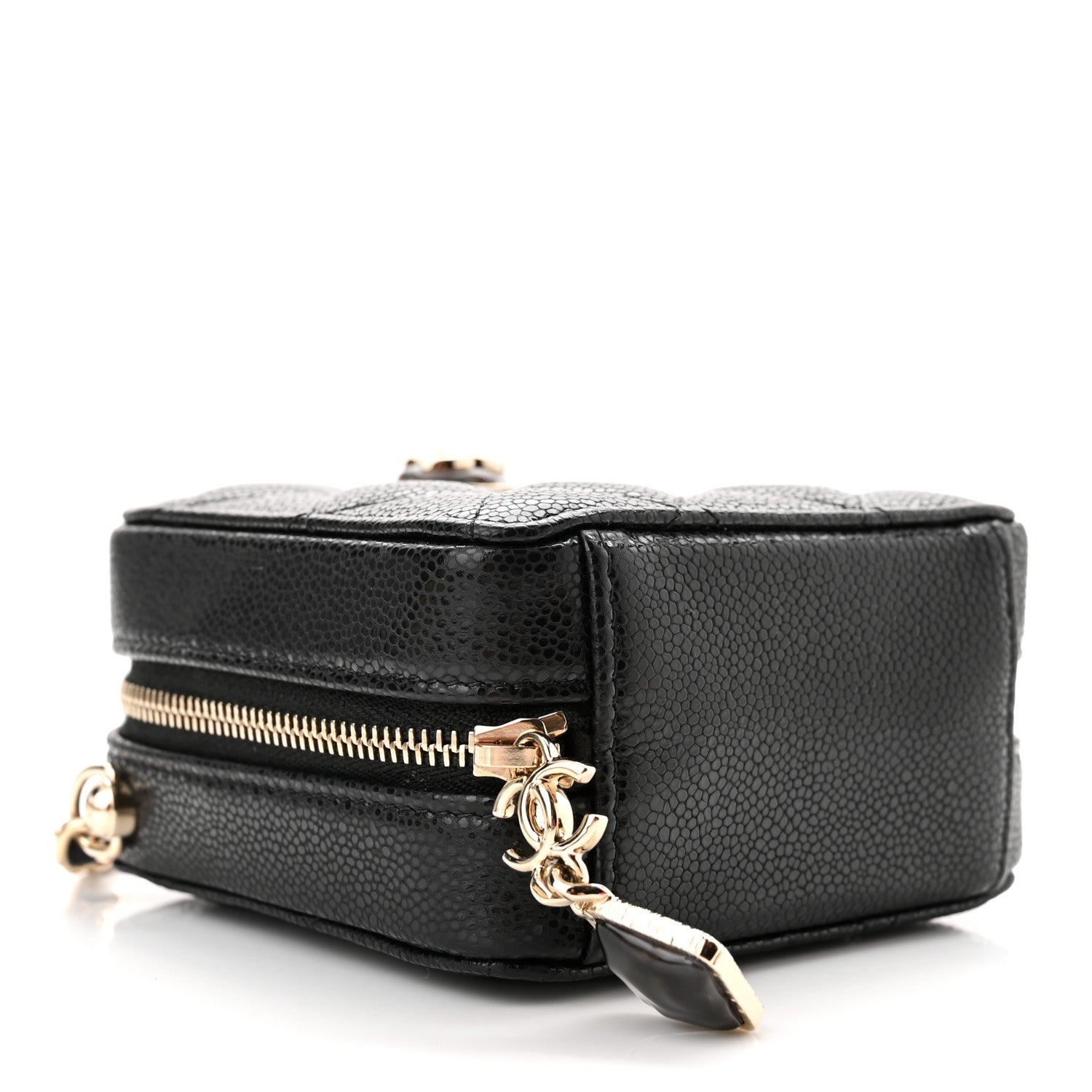 Chanel Caviar Quilted Clutch With Chain Black 4 of 11