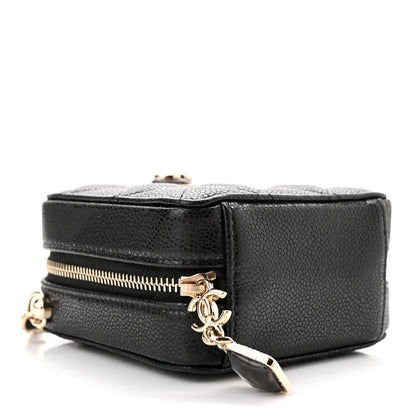 Chanel Caviar Quilted Clutch With Chain Black 4 of 11