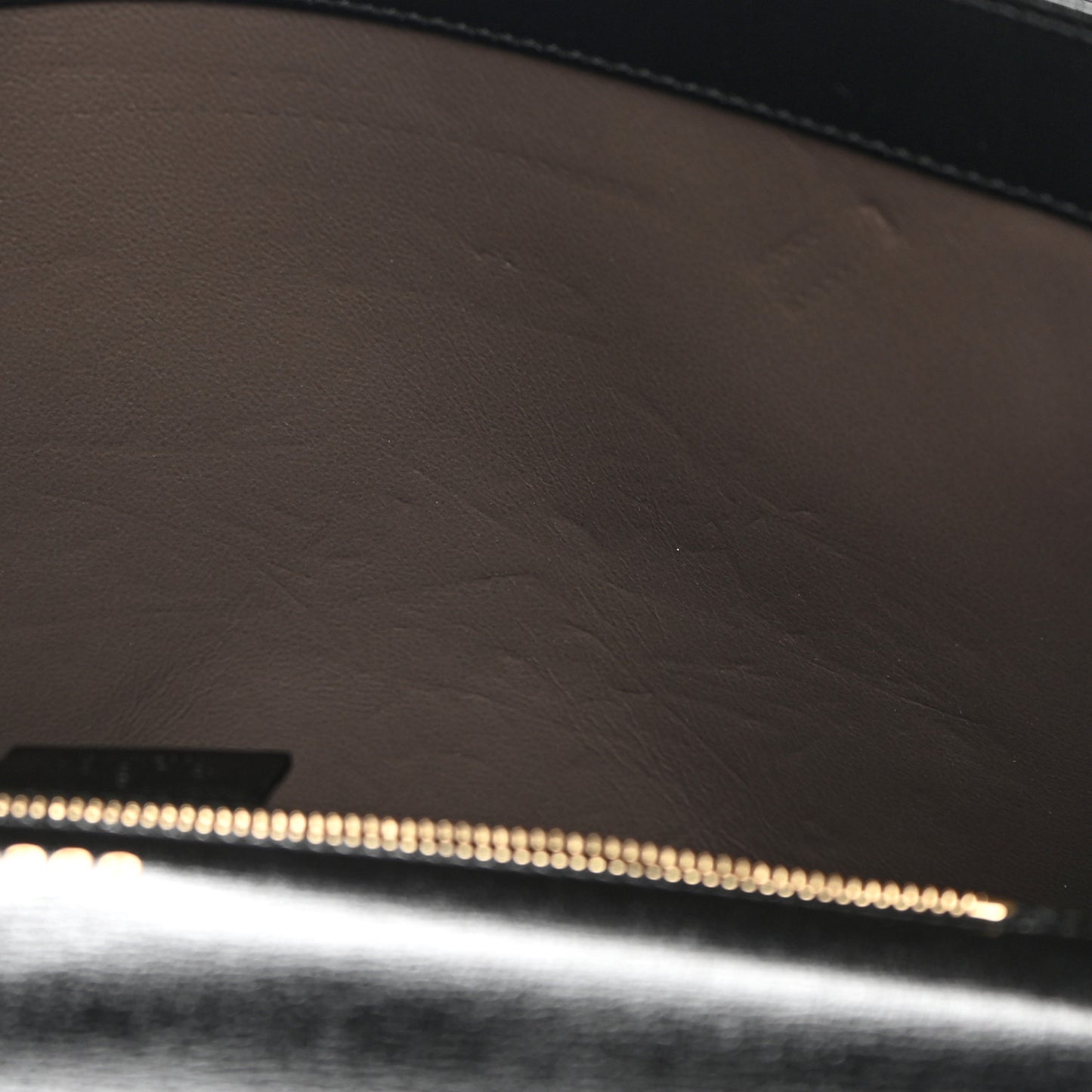 Azalea Calfskin Medium Sylvie 1969 Top Handle Bag Black