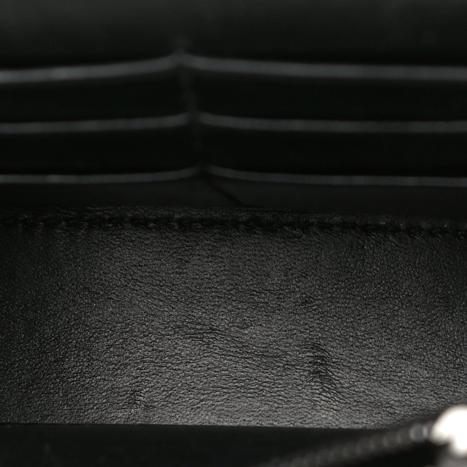 Balenciaga Shiny Calfskin Monochrome Crocodile Embossed Hourglass Chain Bag Black 9 of 15