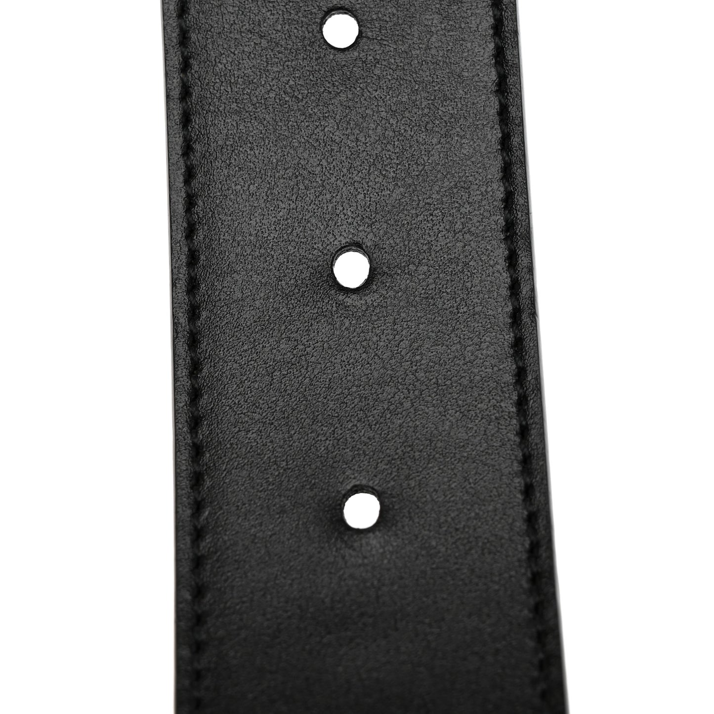 GG Supreme Monogram Plutone Calfskin Double G Reversible 37mm Belt 100 40 Beige Ebony New Acero
