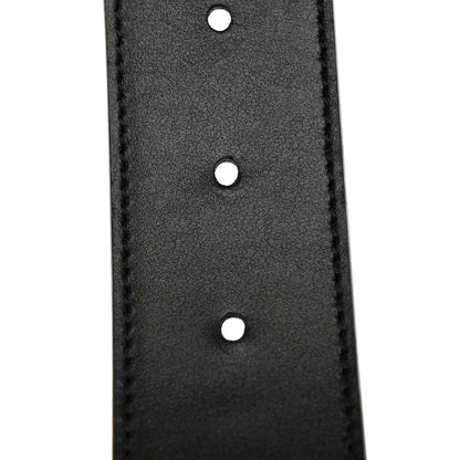 Gucci GG Supreme Monogram Plutone Calfskin Double G Reversible 37mm Belt 100 40 Beige Ebony New Acero 8 of 11
