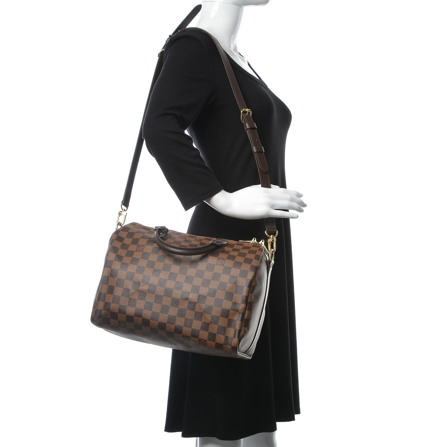 Damier Ebene Speedy Bandouliere 30