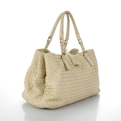 Bottega Veneta Light Calf Intrecciato Medium Roma Marmo 3 of 13