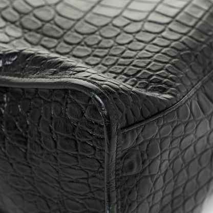 Balenciaga Calfskin Crocodile Embossed Classic Hardware City Black 24 of 24