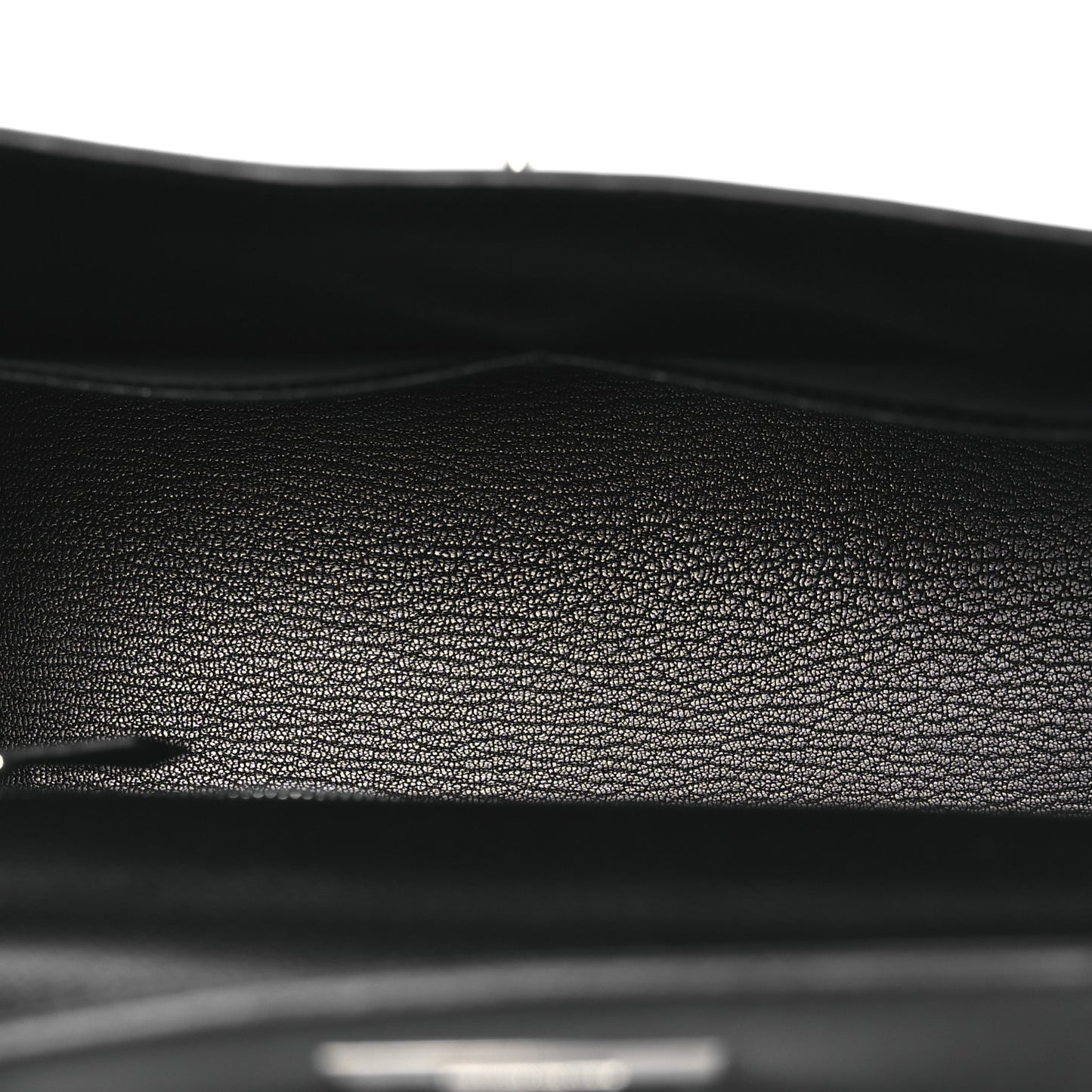 Veau Grain Lisse Kelly Sellier 28 Black