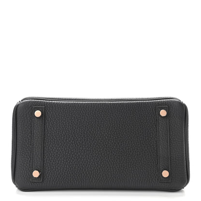 Hermes Togo Birkin 25 Black 6 of 34