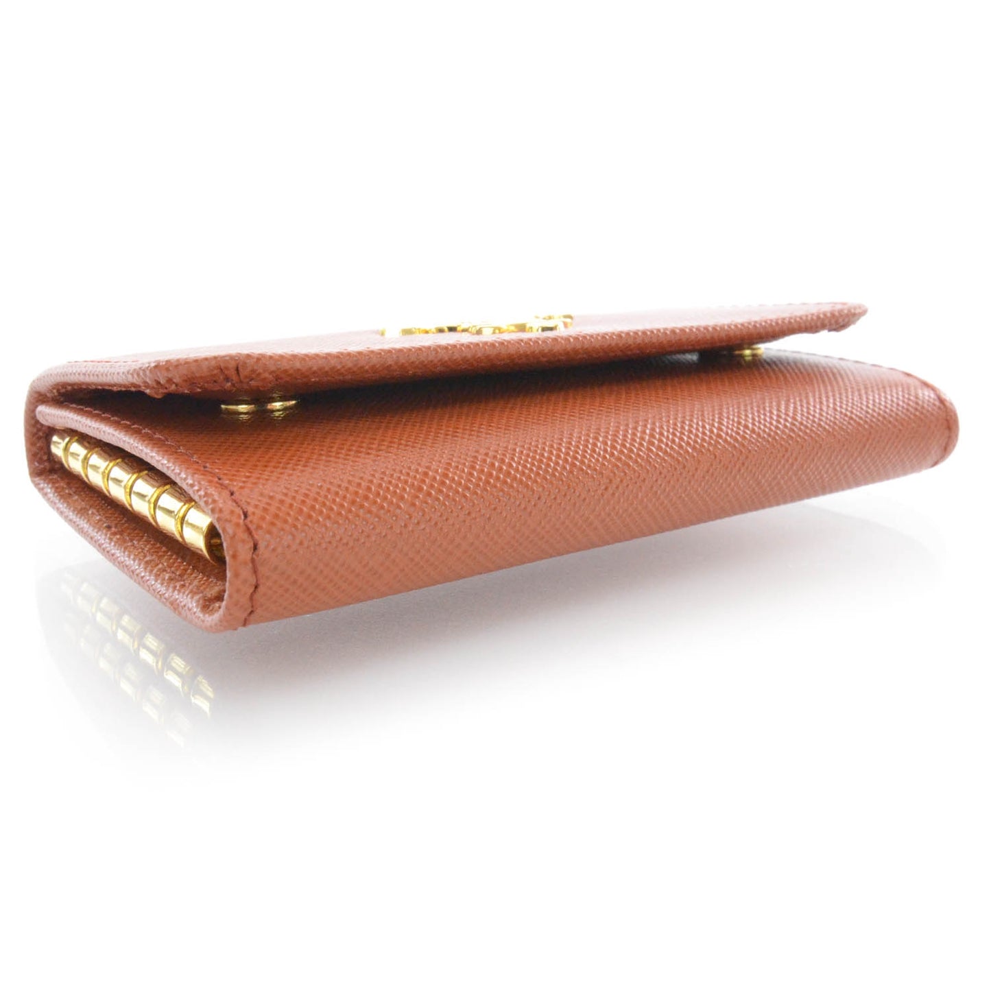Saffiano Metal 6 Key Holder Rame