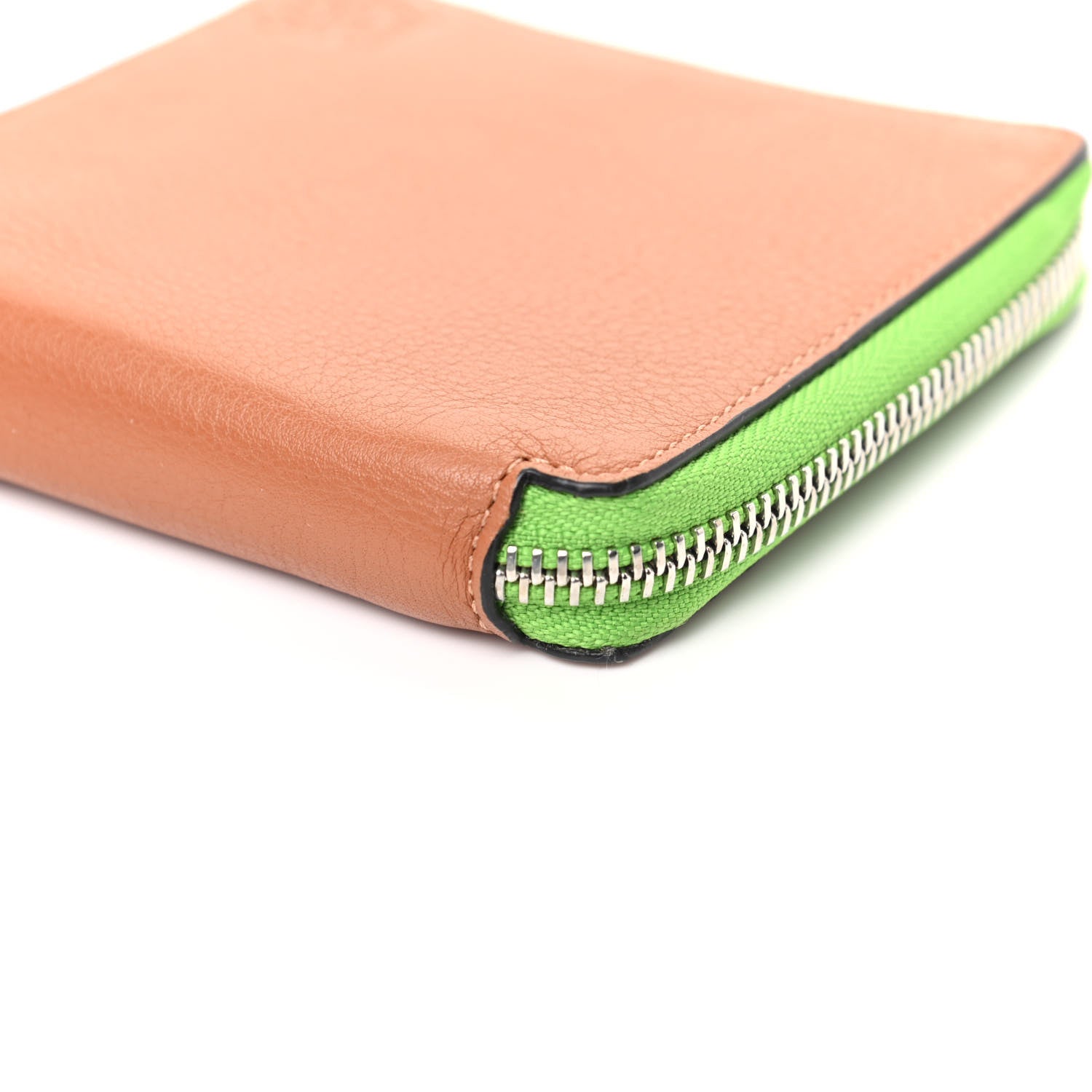 Loewe Calfskin Small Zip Wallet Tan Multicolor 9 of 9