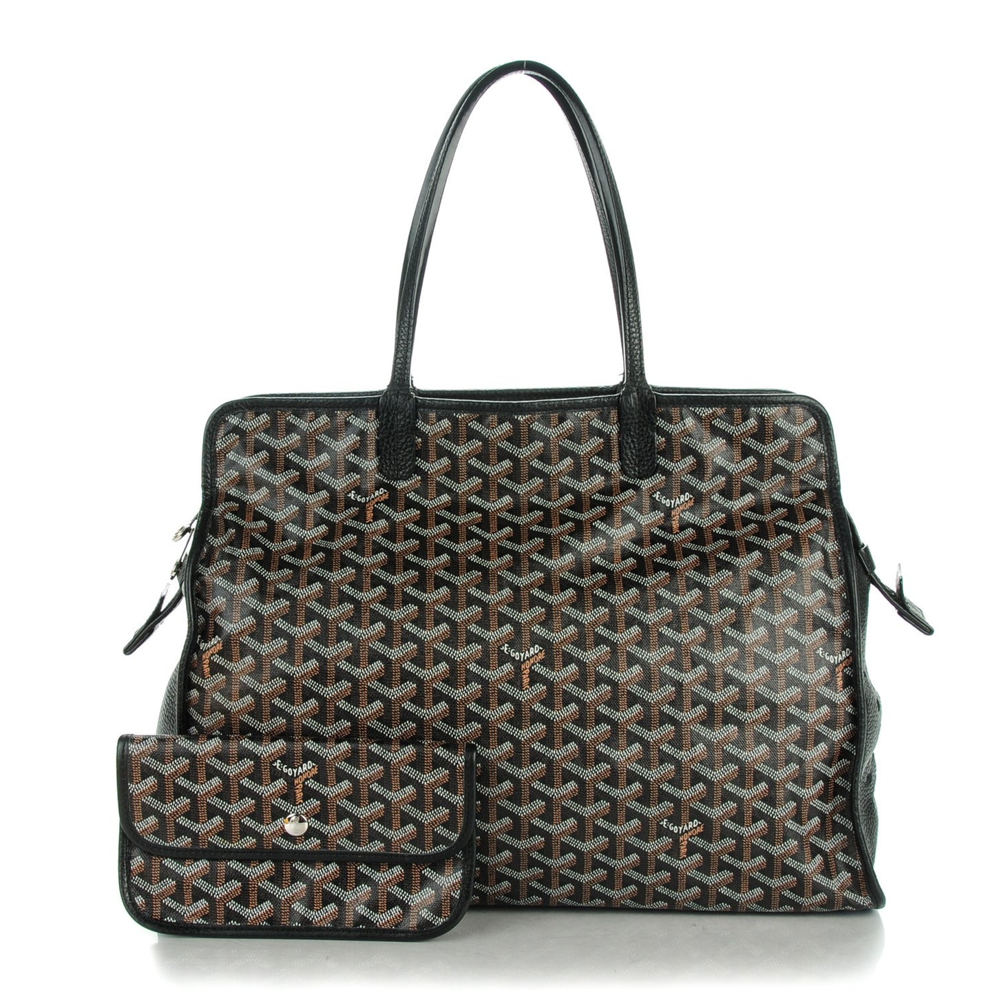 Goyardine Sac Hardy Pet Carrier PM Black