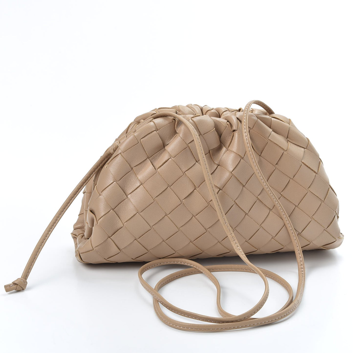 Nappa Intrecciato The Mini Pouch Almond