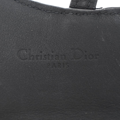 Christian Dior Ultra Matte Calfskin Nano Saddle Chain Pouch Black 5 of 8