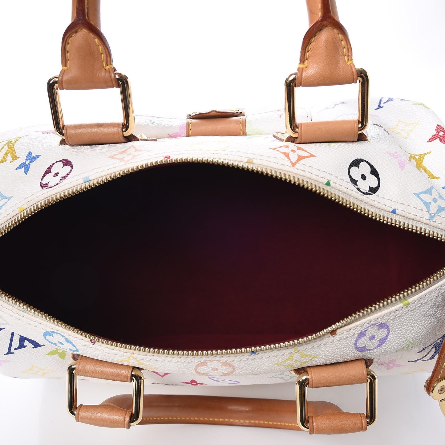 Monogram Multicolor Speedy 30 White