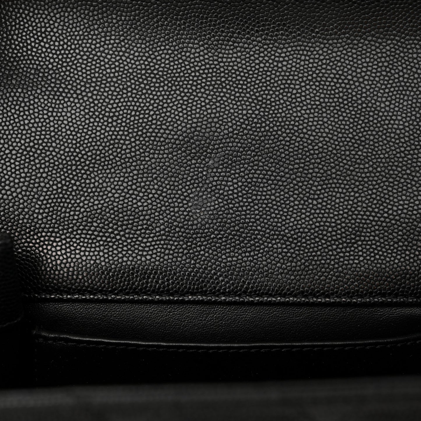 Caviar Quilted Mini Coco First Flap Black