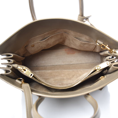 Saint Laurent Calfskin Small Sac De Jour Beige 5 of 19