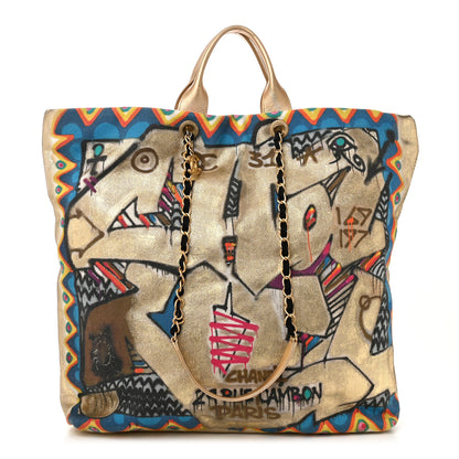 Chanel Graffiti Printed Canvas Street Spirit Tote Multicolor 1 of 12