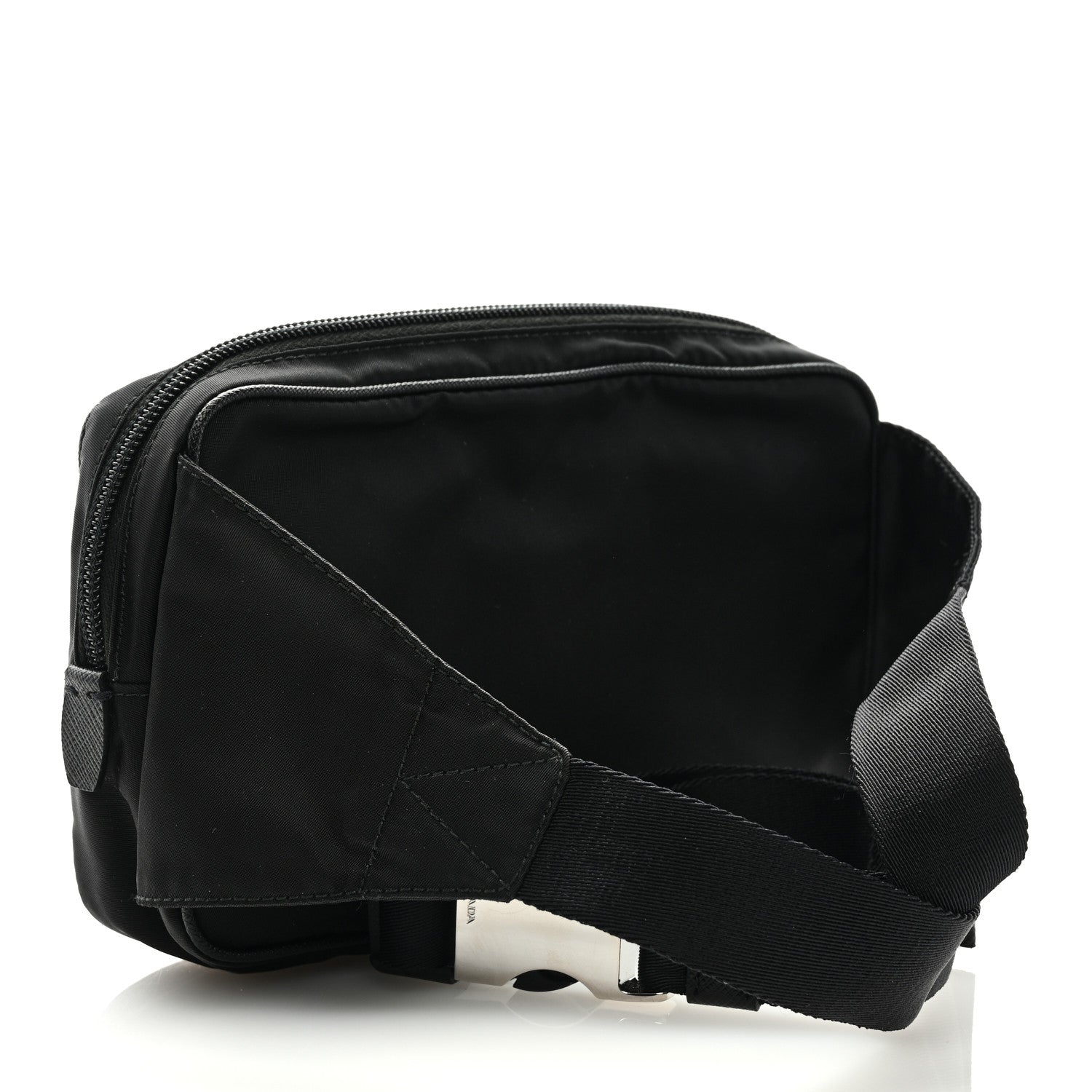 Prada Tessuto Nylon Belt Bag Black 2 of 8