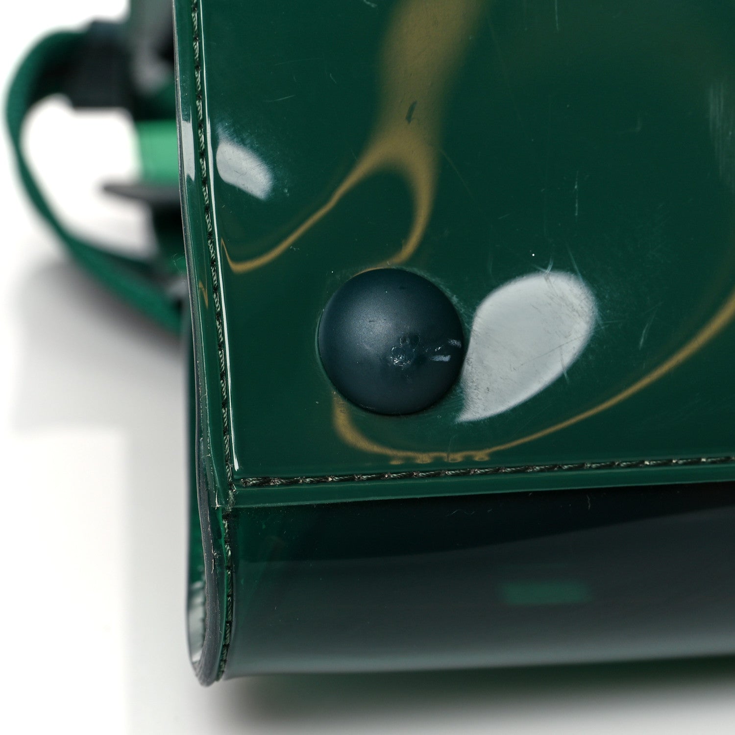 Delvaux PVC The Hero 1829 Brillant Satchel Vert 12 of 13
