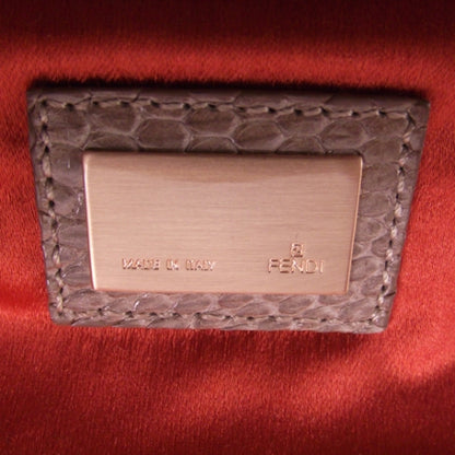 Fendi Lizard Ruffled TurnLock Pochette 8 of 11