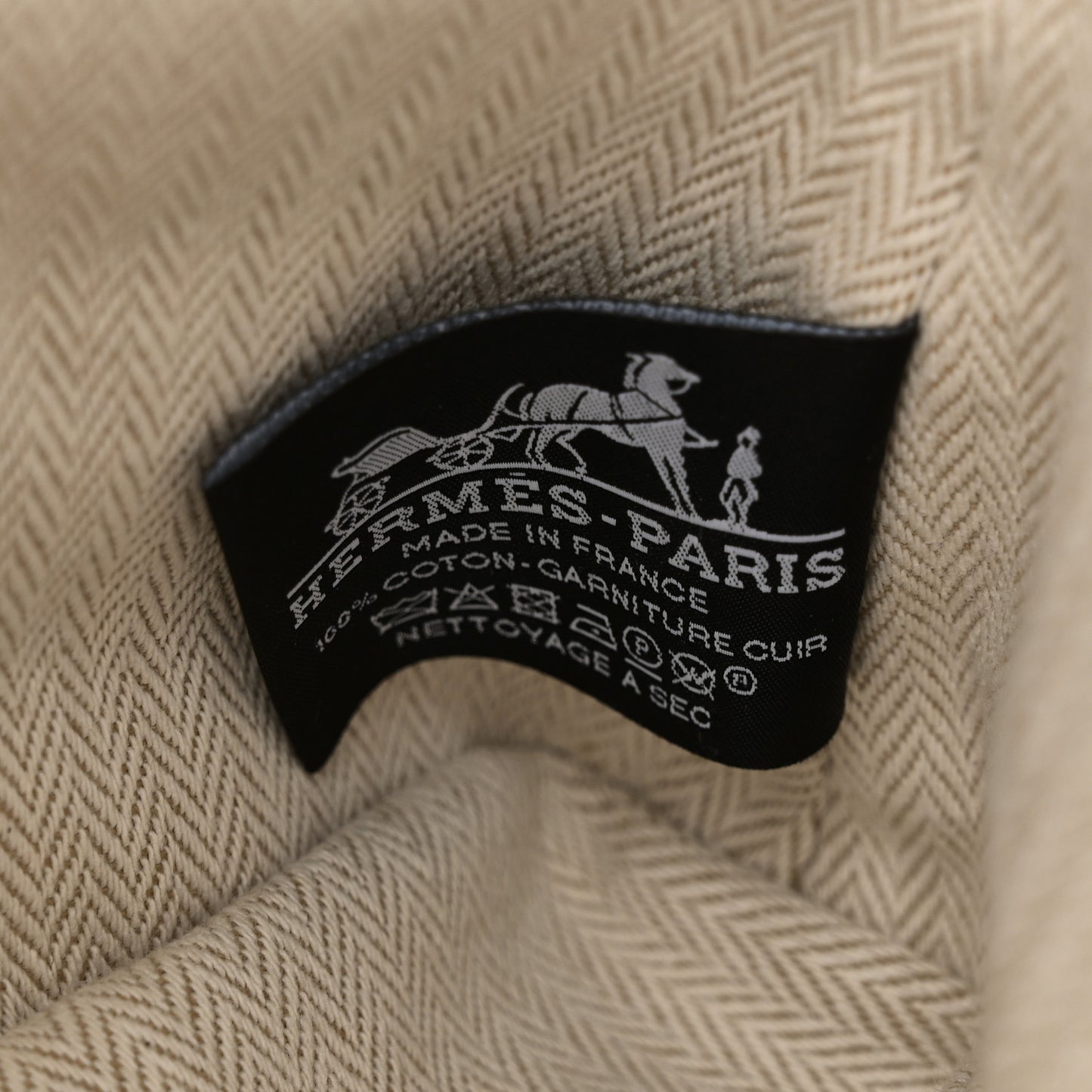 Cotton Canvas Crazy H Mini Bolide Case Nuage Menthe