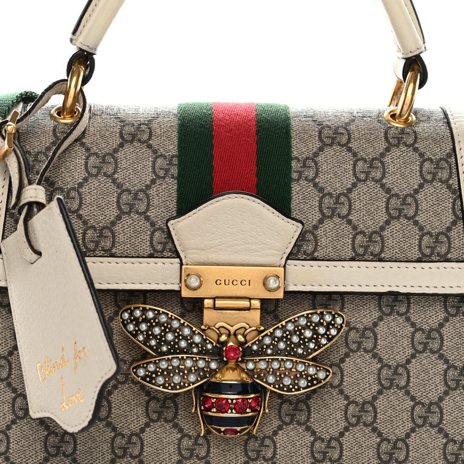 Gucci GG Supreme Monogram Small Queen Margaret Top Handle Bag