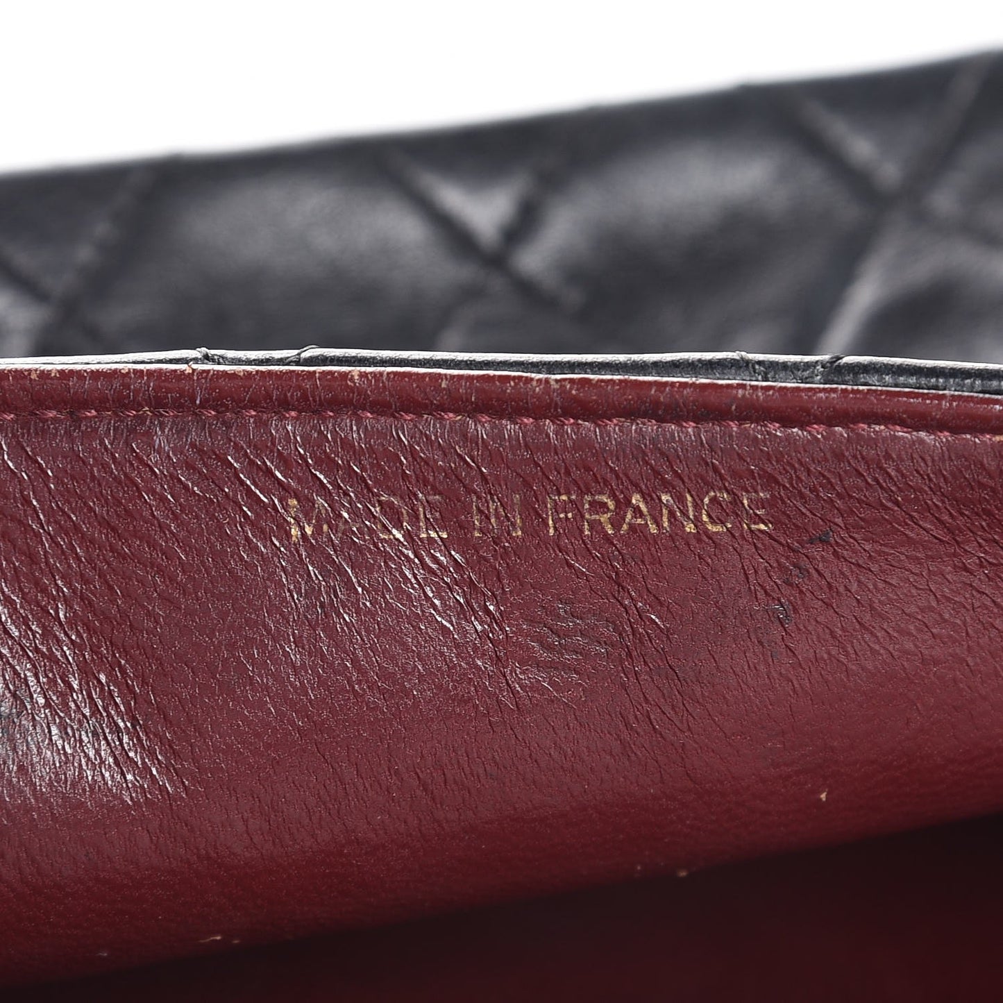 Lambskin Quilted Mini Square Flap Black