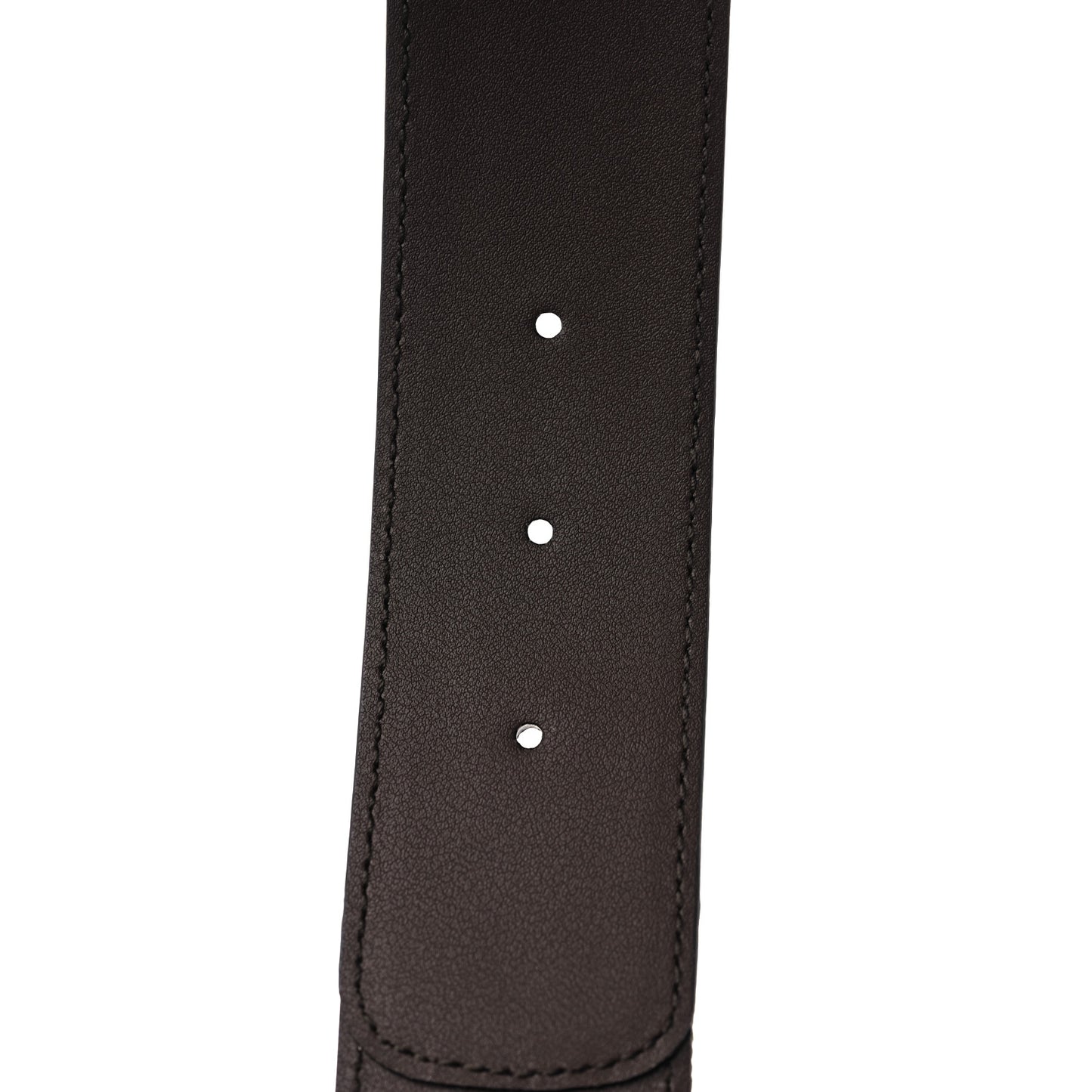 Monogram Jumbo GG Textured Dollar Calfskin Double G 40mm Belt 80 32 Camel Ebony