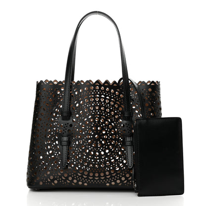 Alaia Lux Calfskin Vienne Mina 25 Bag Black 3 of 10