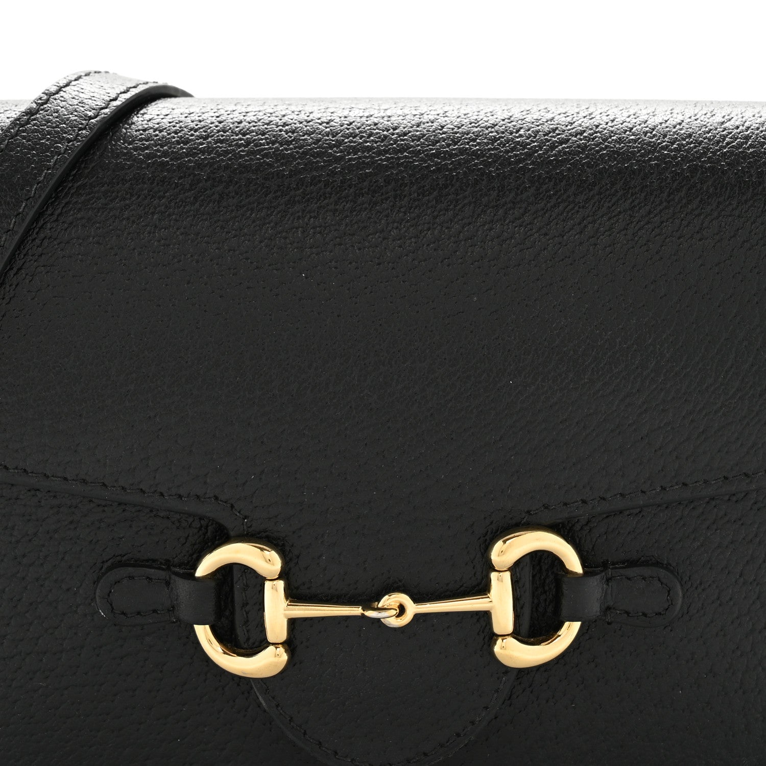 Gucci Calfskin Horsebit 1955 Shoulder Bag Black 8 of 17