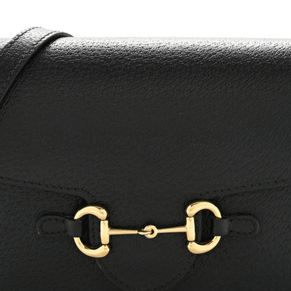 Gucci Calfskin Horsebit 1955 Shoulder Bag Black 8 of 17