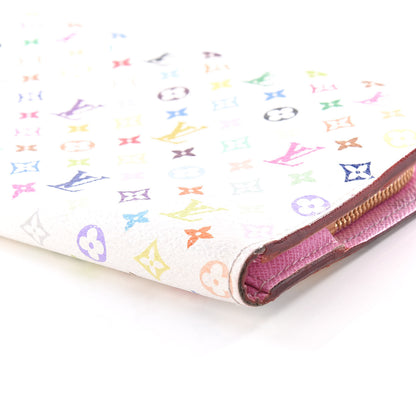 Louis Vuitton Monogram Multicolor Insolite Wallet White Litchi 6 of 10