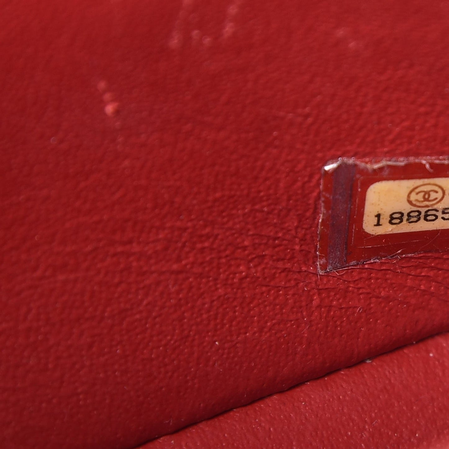 Caviar Quilted Mini Rectangular Flap Red