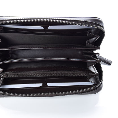 Gucci Guccissima Large Zip Around Wallet Chocolate 5 of 8