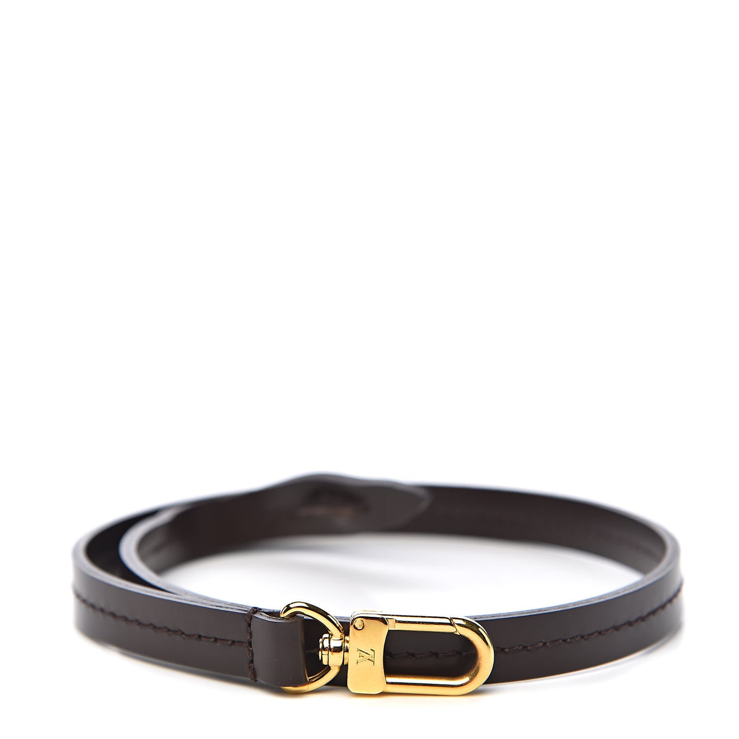 Calfskin Pochette Accessories Strap Brown