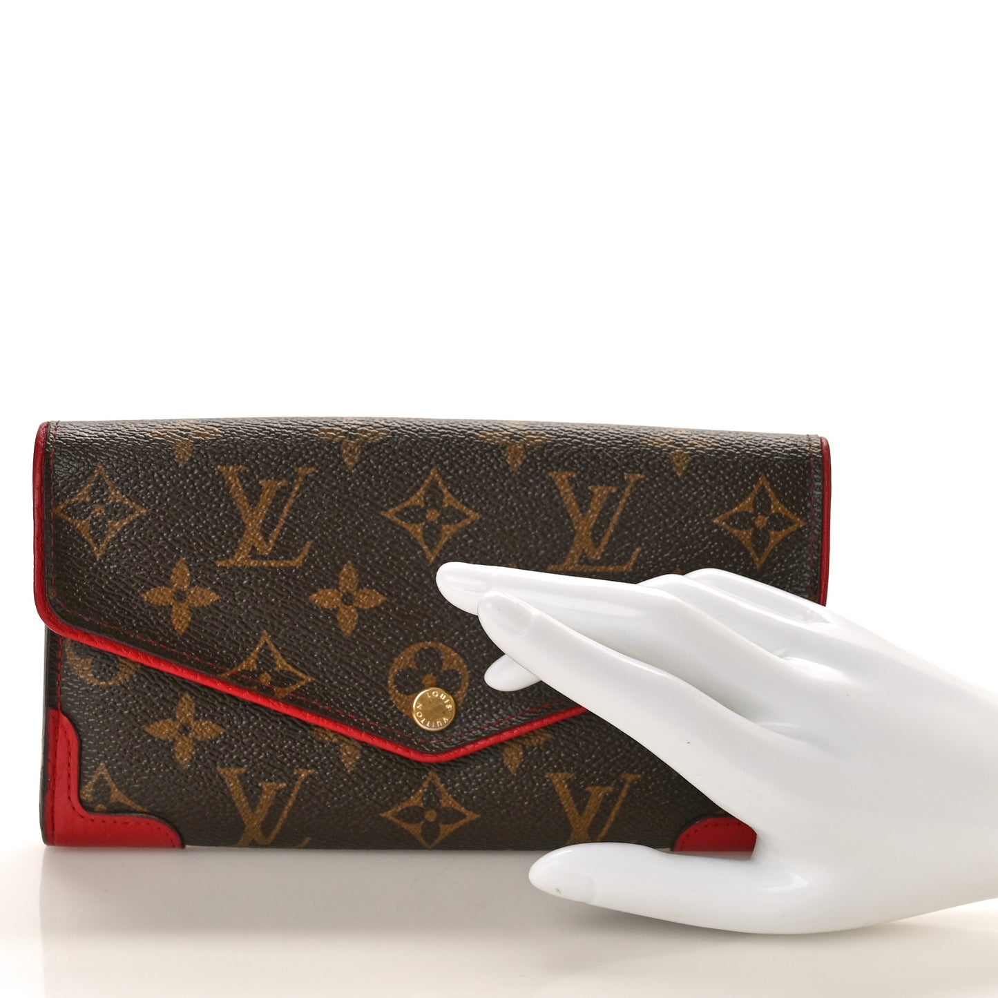 Monogram Sarah Retiro Wallet Cherry