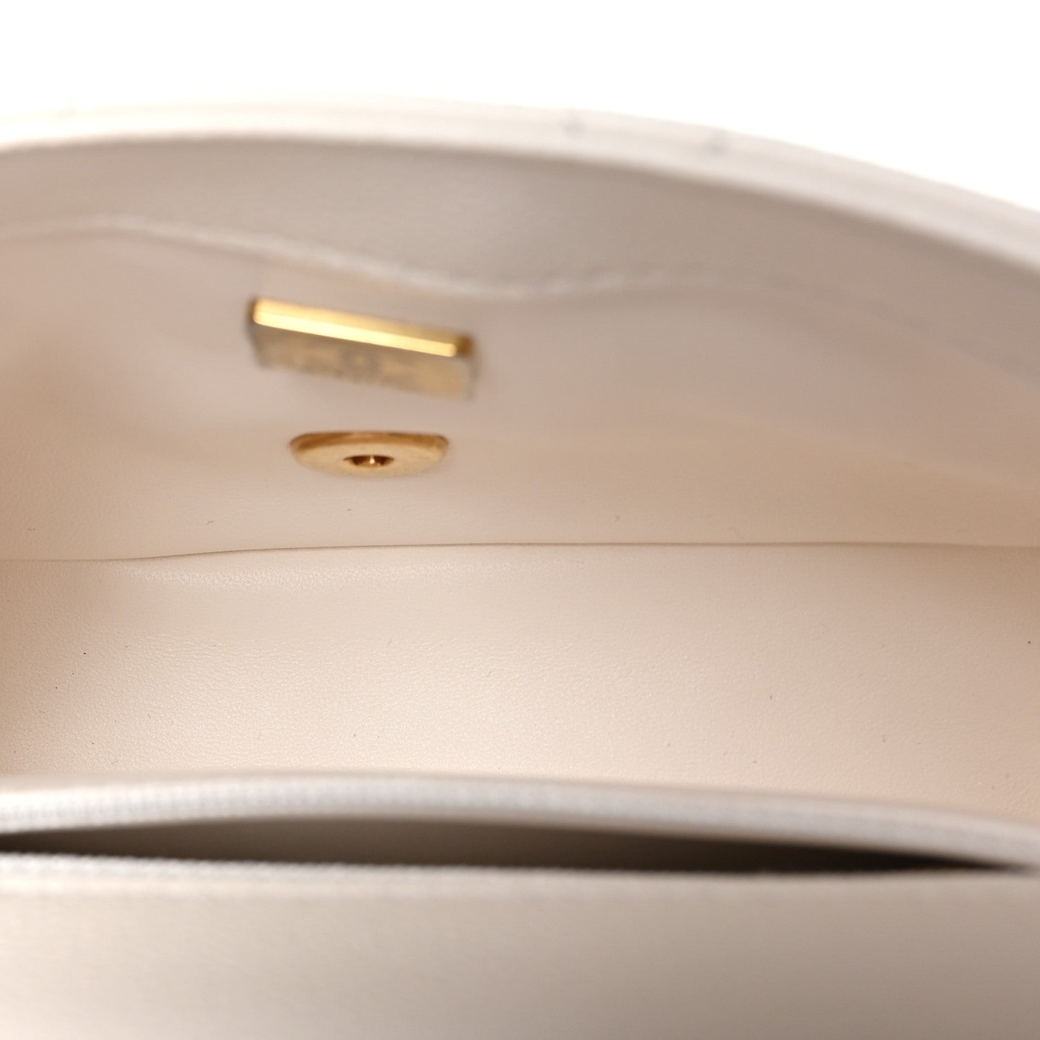 Chanel Caviar Quilted Mini Sweetheart Flap White 5 of 10