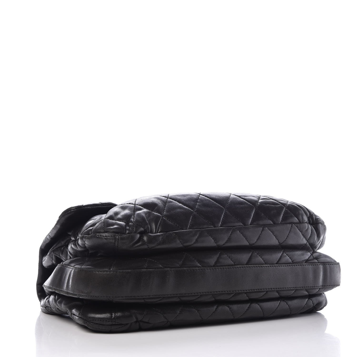 Chanel Lambskin Quilted 3 Maxi Flap Bag Black 7 of 14