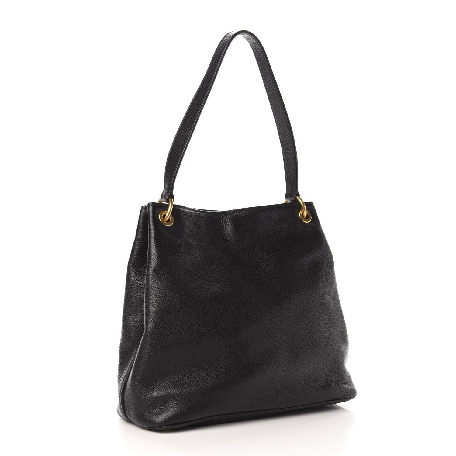 Miu Miu Vitello Daino Shoulder Bag Black 3 of 11