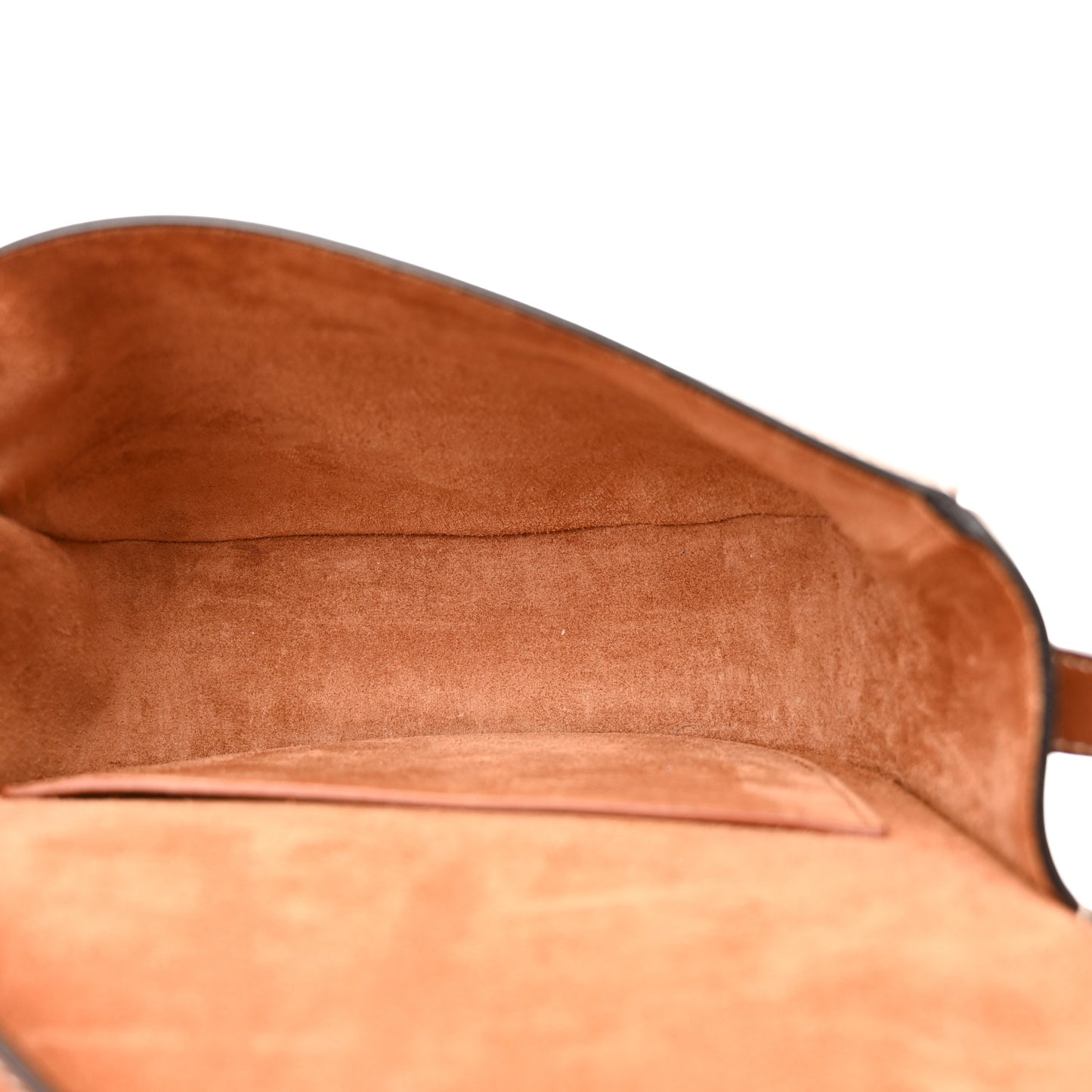 Smooth Calfskin Cuir Triomphe Folco Crossbody Bag Tan