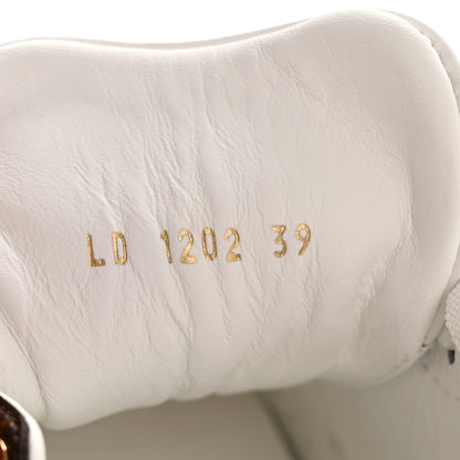 Louis Vuitton Calfskin Embossed Monogram Time Out Sneakers 39 White 9 of 9