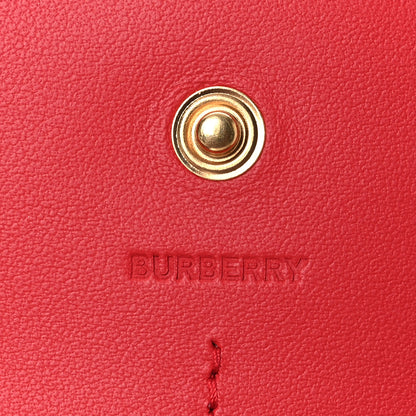 Burberry Grainy Calfskin Logo Henley Wallet  Red 9 of 11