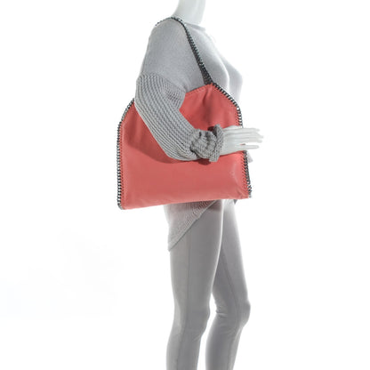 Stella McCartney Shaggy Deer Small Falabella Tote Bright Coral 2 of 9