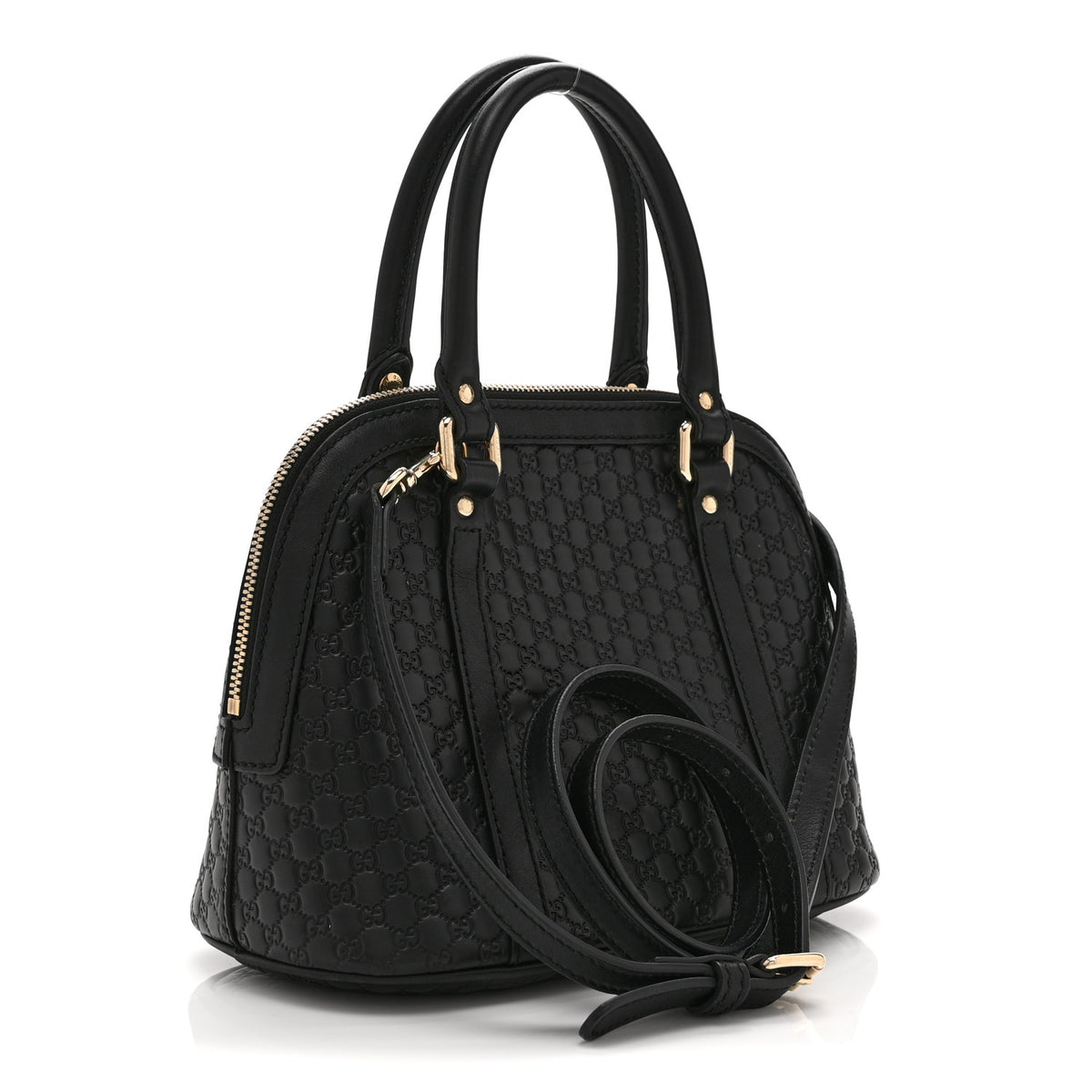 Microguccissima Mini Dome Bag Black