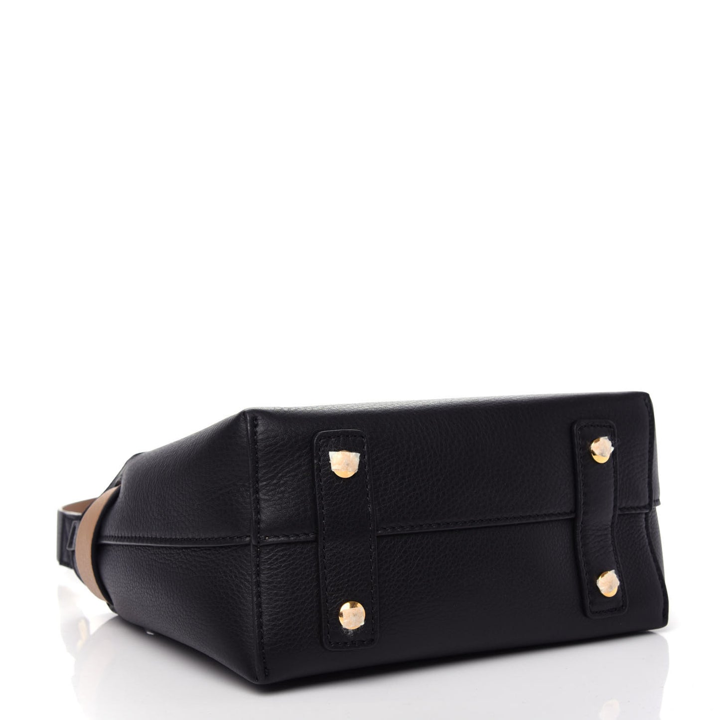 Soft Grain Calfskin Small Belt Bag Black