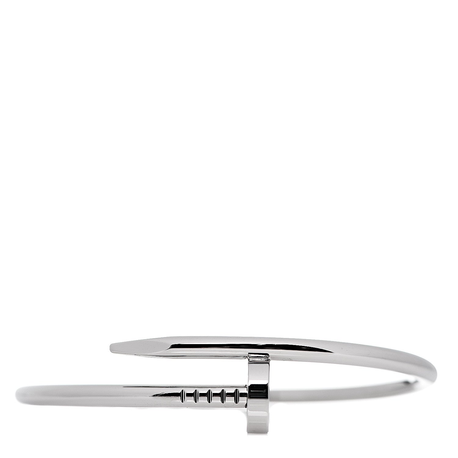 Cartier 18K White Gold Juste Un Clou Bracelet 17 1 of 3