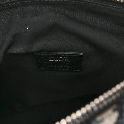 Christian Dior Oblique Mens Saddle Bag Blue 6 of 9