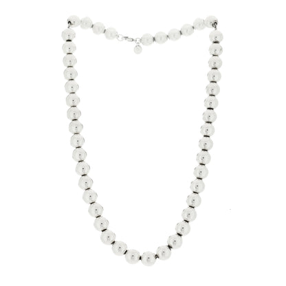 Tiffany Sterling Silver 10mm Hardwear Ball Necklace 1 of 5